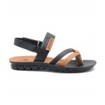 Provogue PV1109 Men Casual Sandals (Black & Tan)